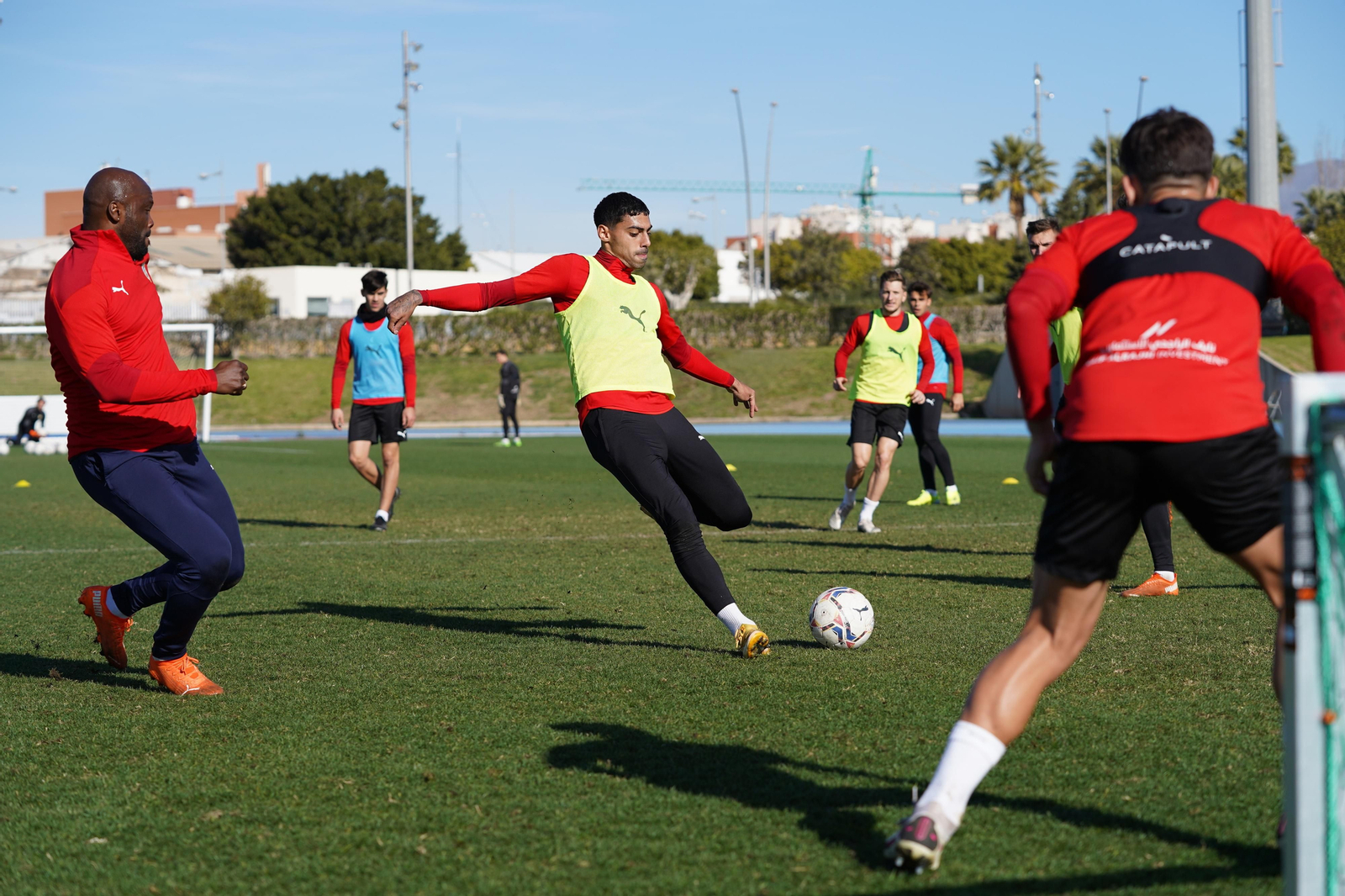 Entrenamiento del Almería, jueves 21
