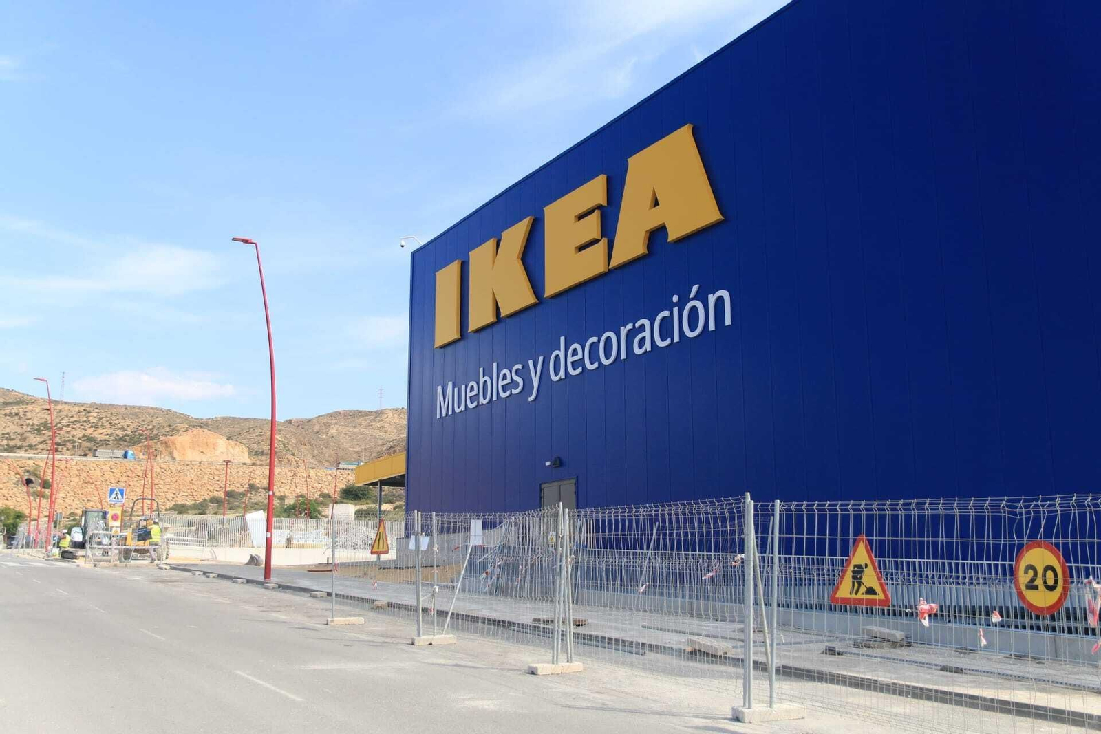 Las imágenes de cómo avanzan las obras de IKEA Almería