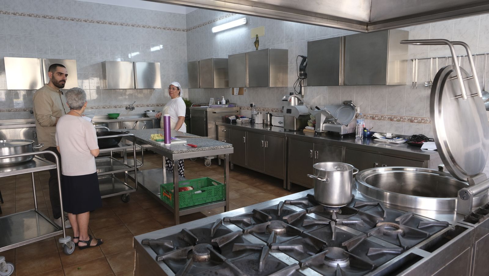 Imágenes del comedor social de La Milagrosa