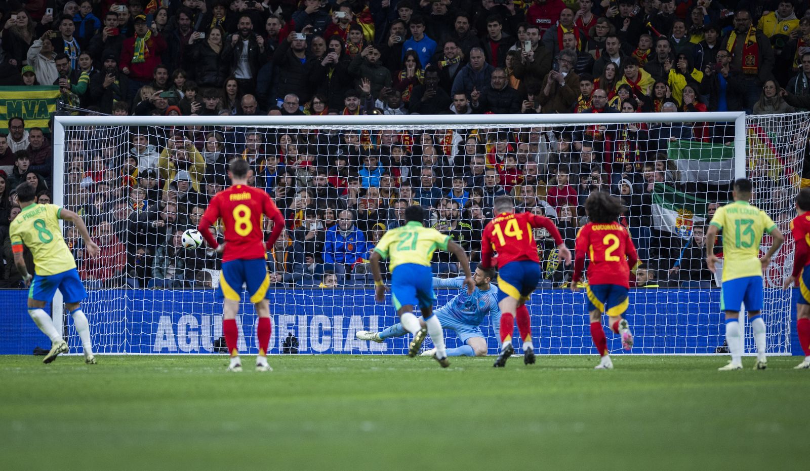 Las fotos del España - Brasil