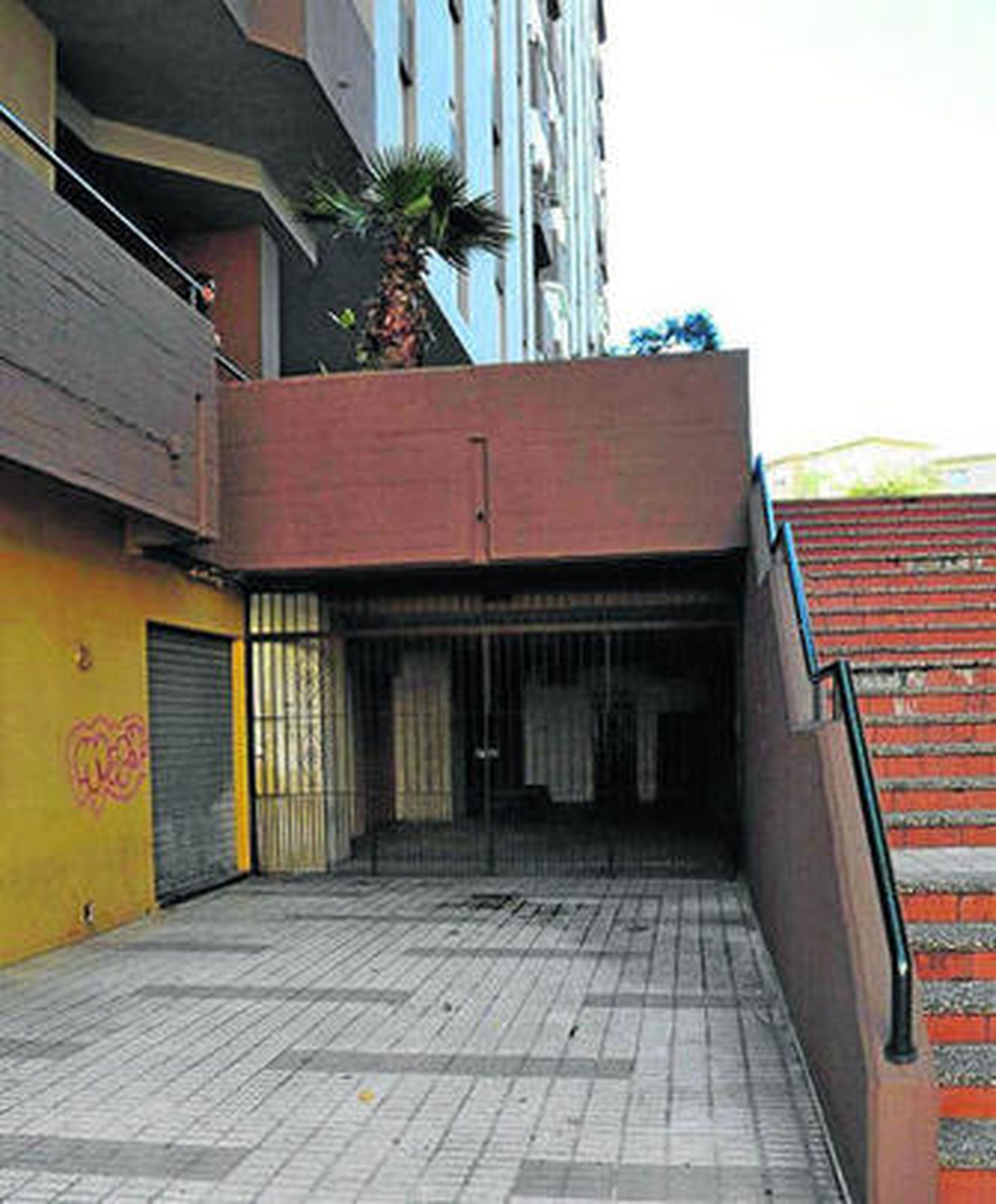 Imagen de una de las zonas utilizadas para fiestas nocturnas.