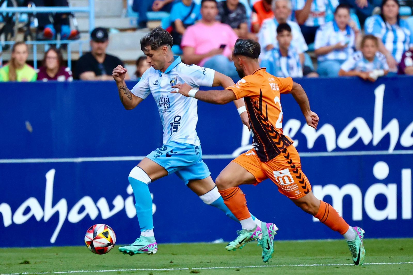 El Málaga CF - Antequera, en fotos