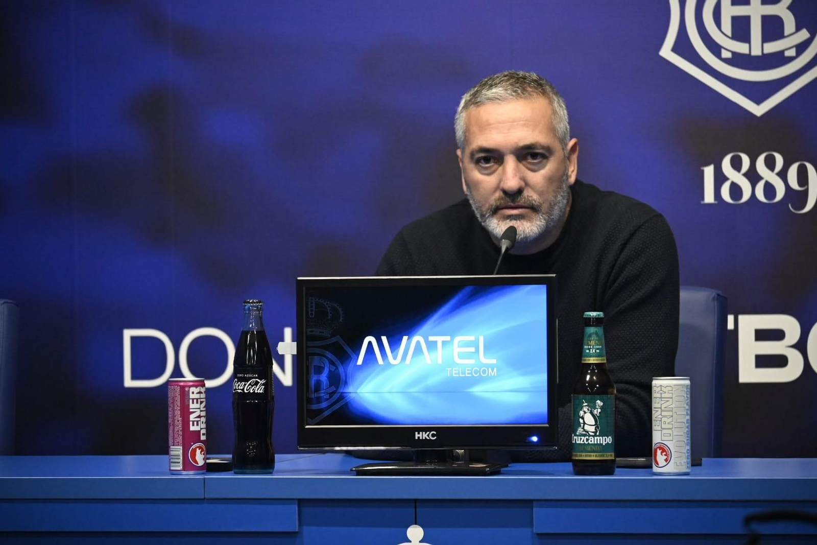 Arzu, durante la rueda de prensa de este viernes.