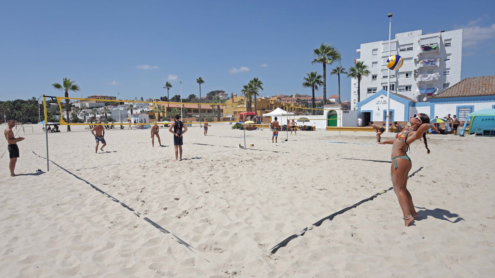 Fotos de la V Torneo Virgen de La Palma de vóley playa en El Rinconcillo
