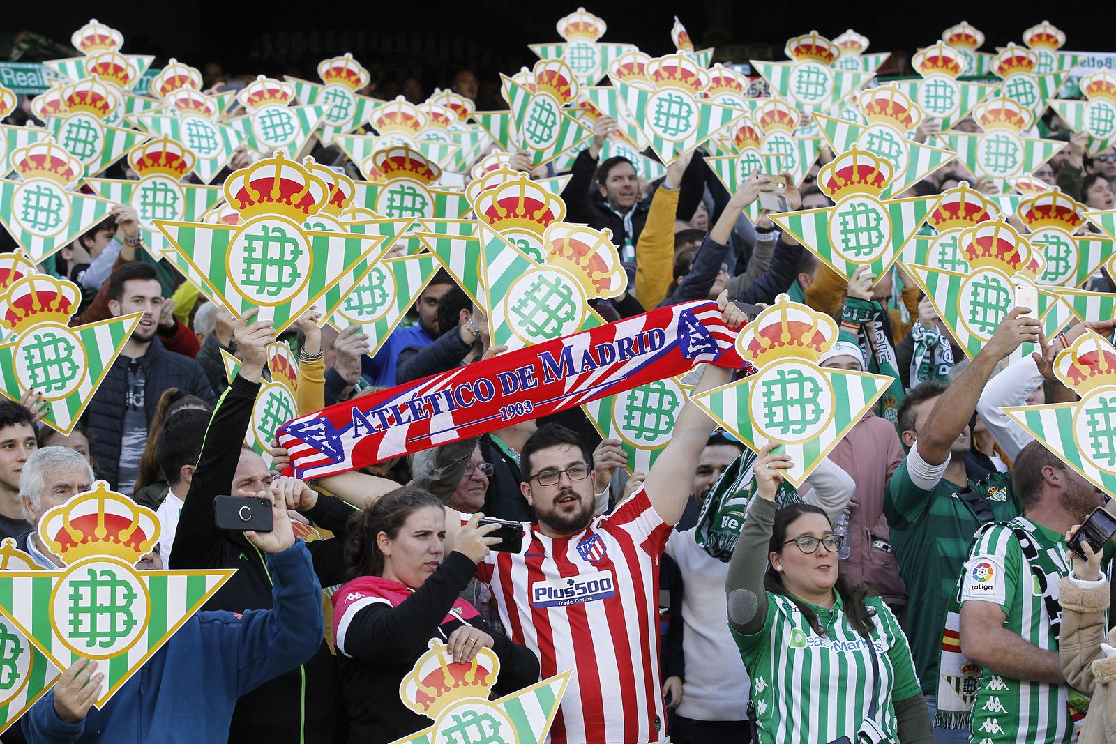 Las imágenes del Betis-atlético de Madrid
