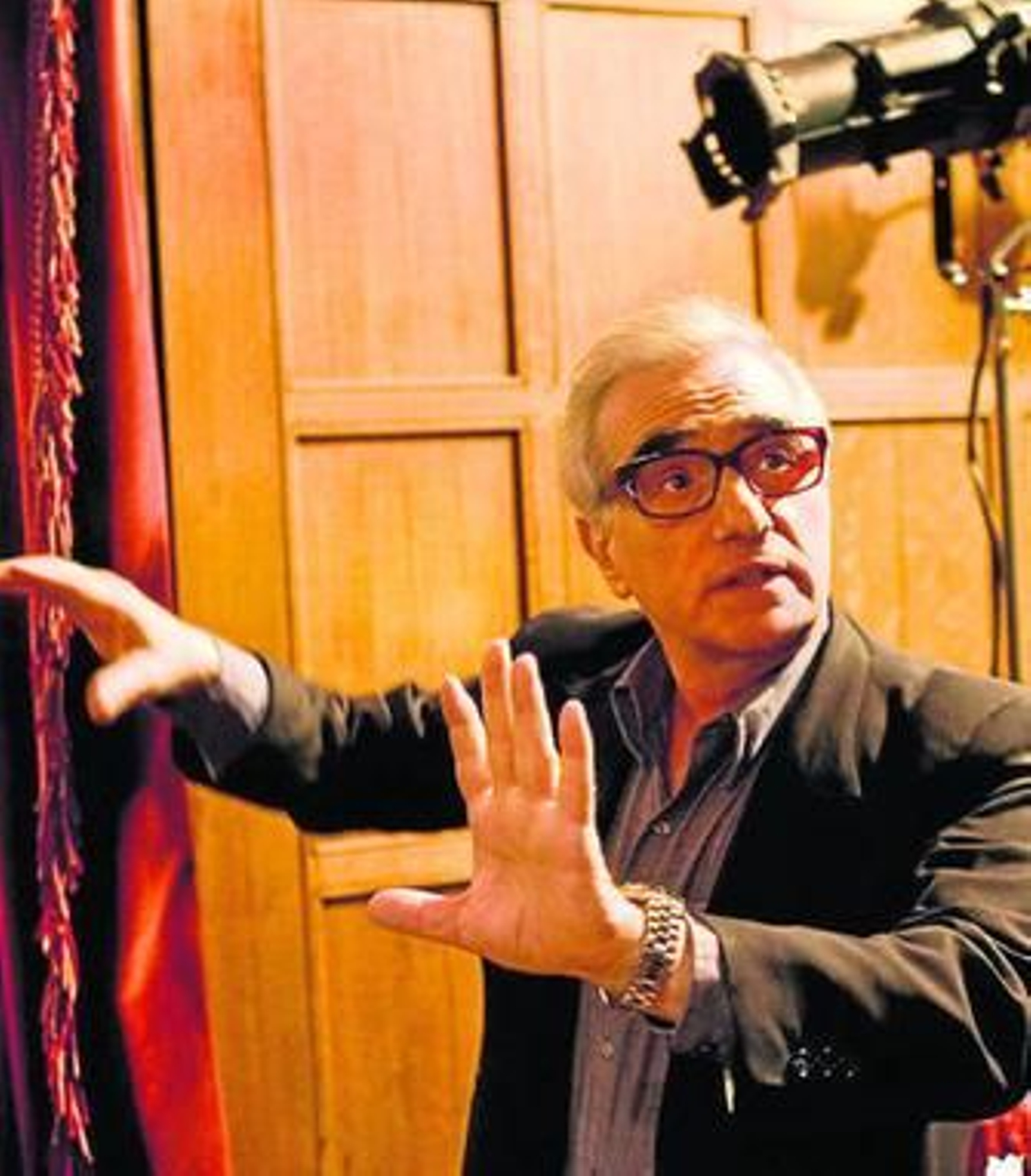 Martin Scorsese, en el rodaje.