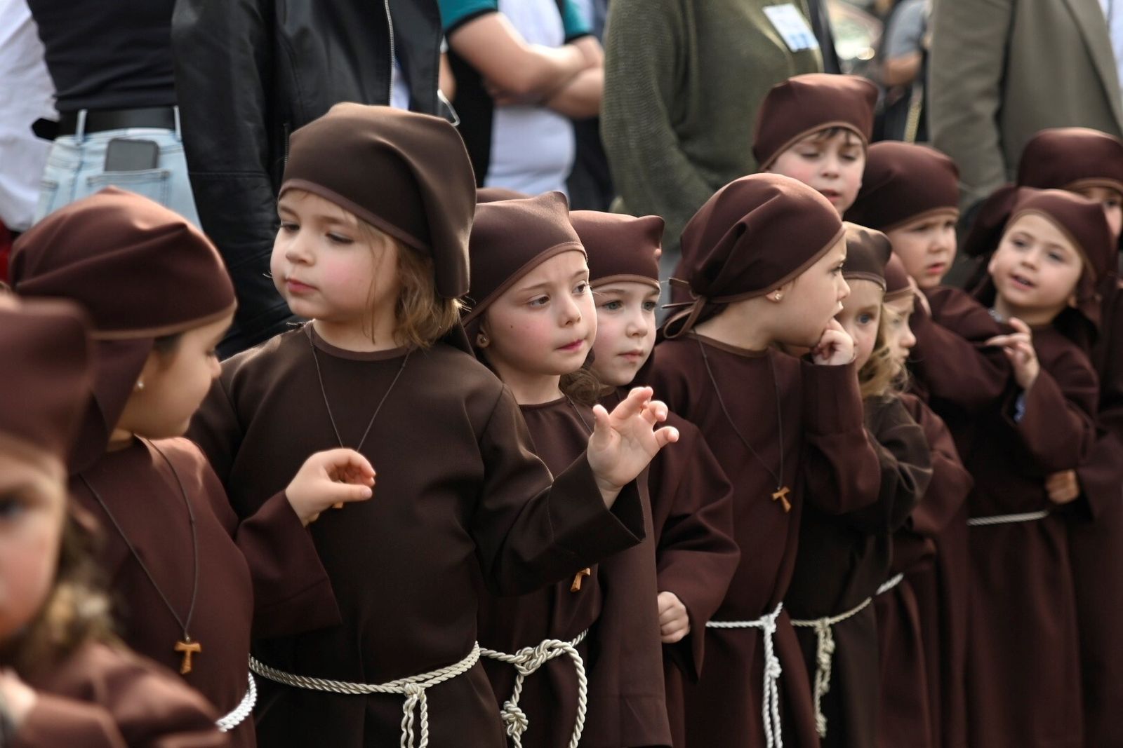 La procesión infantil del colegio Franciscanos de Córdoba, en imágenes