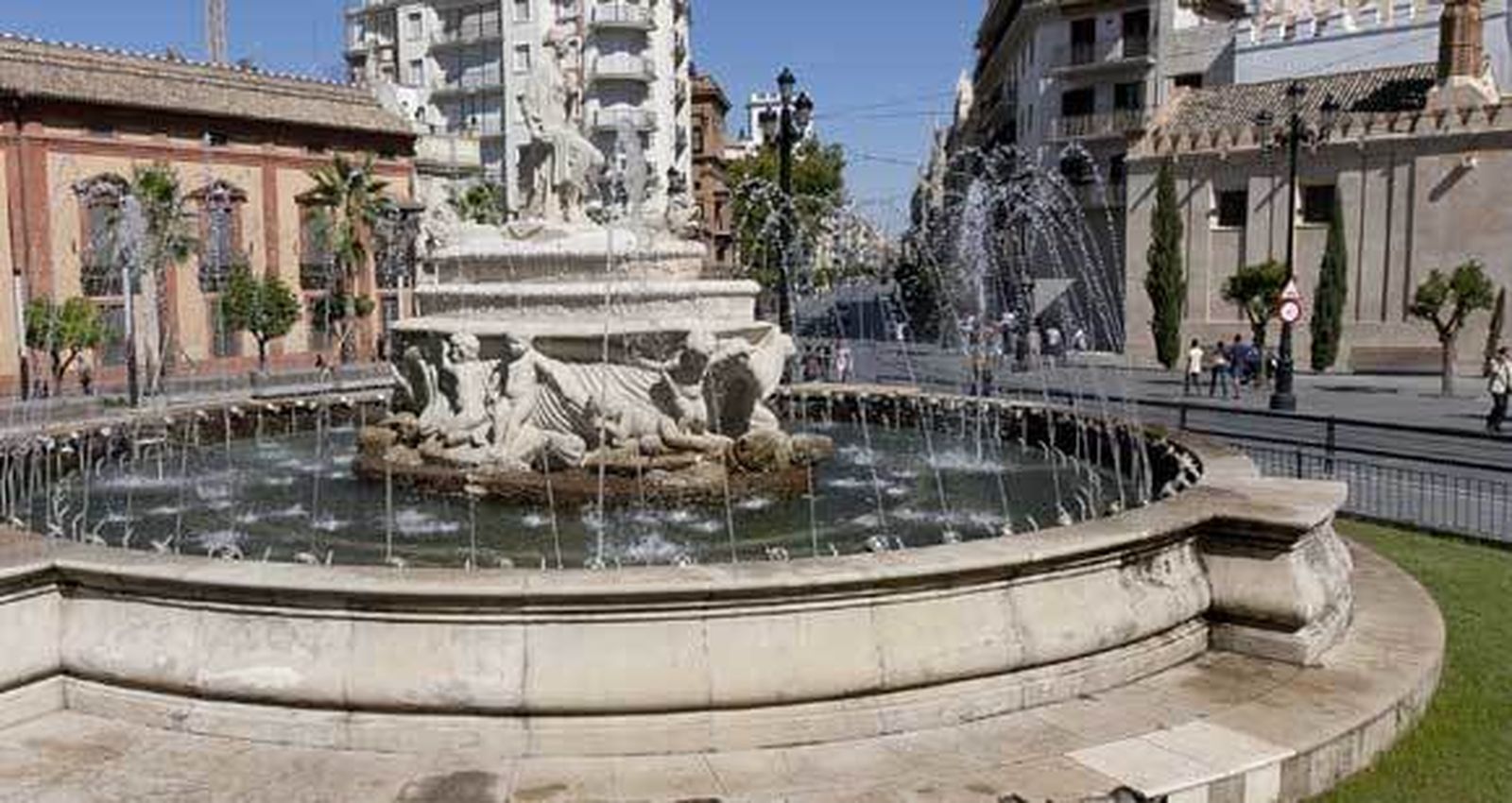 La Fuente de la Puerta de Jerez recupera 'Los niños meones' de 1929