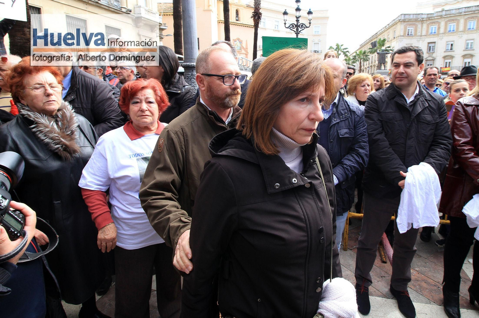 Imágenes de la manifestación contra la derogación de la prisión permanente revisable celebrada en Huelva