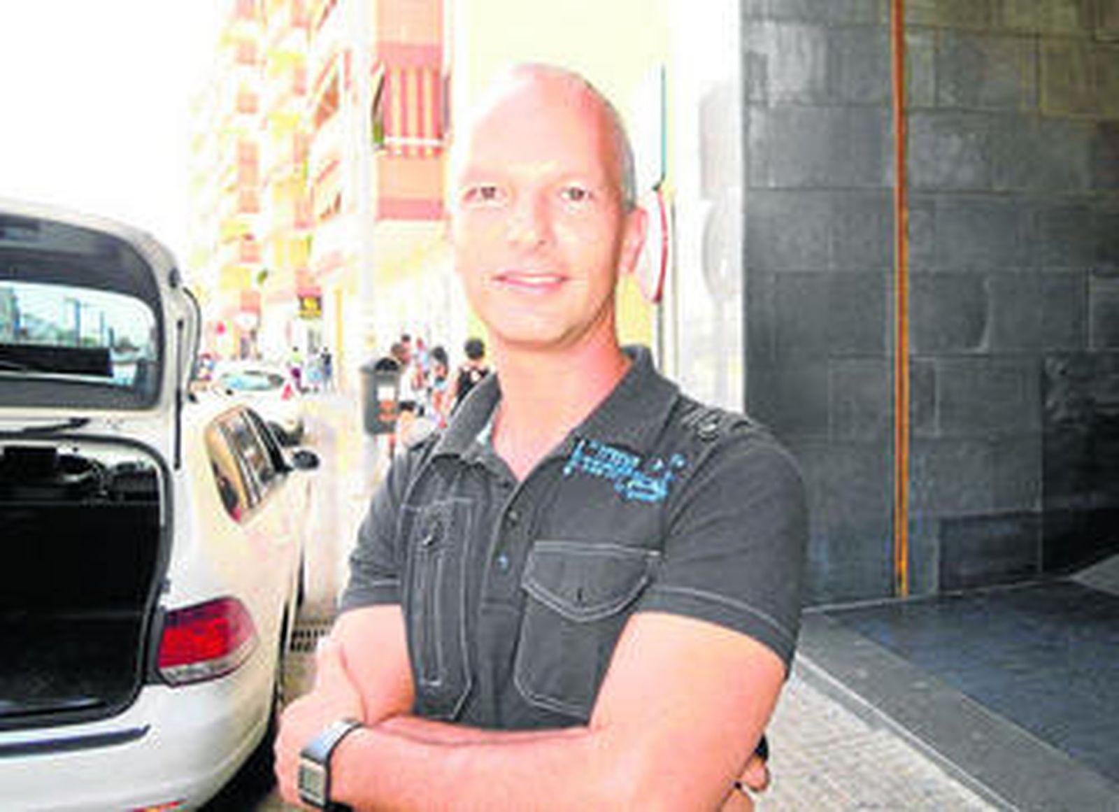 Taxista en Algeciras, una profesión "dura y peligrosa"