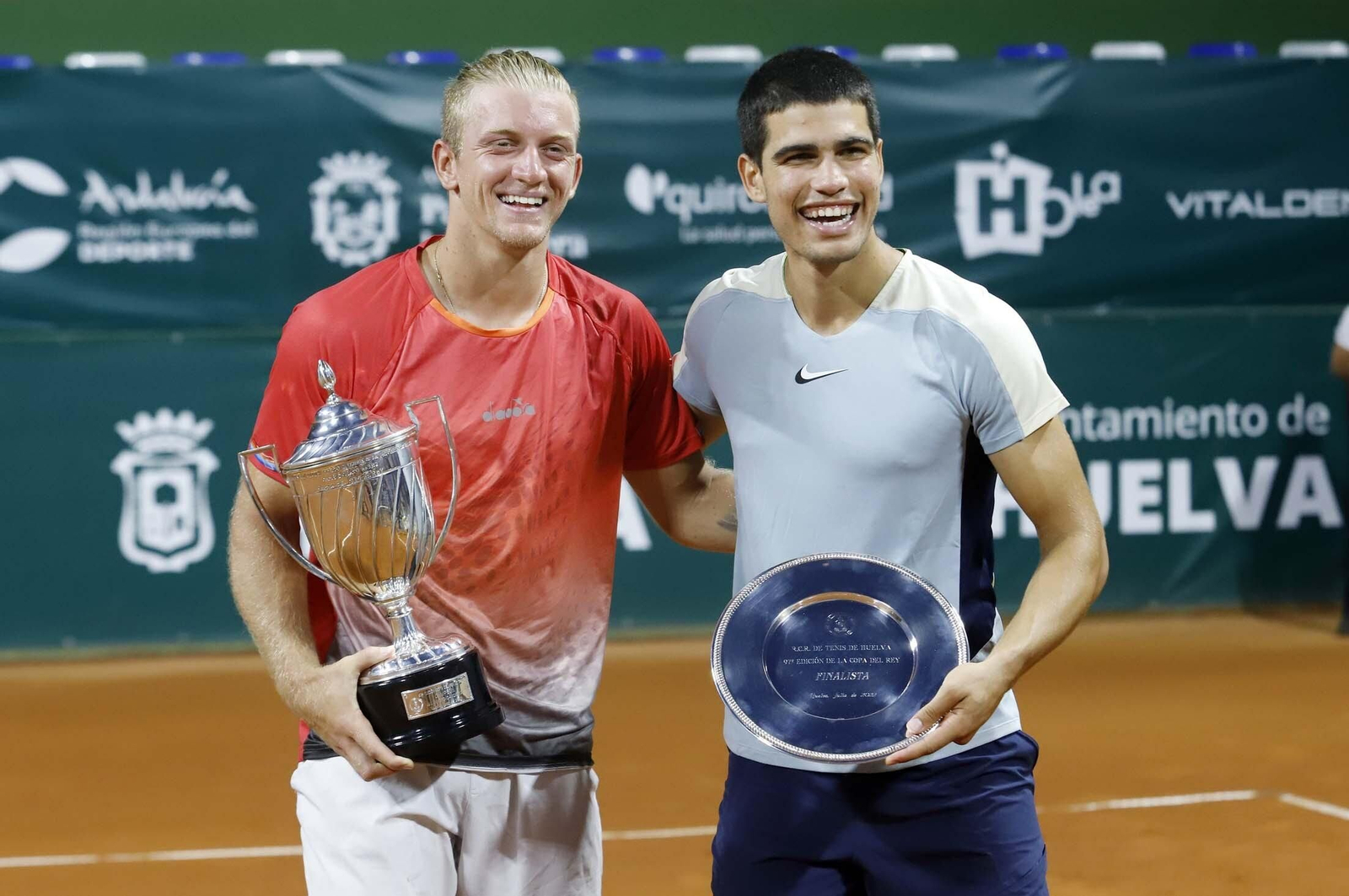 Imágenes de la final de la 97 Copa del Rey de Tenis entre Carlos Alcaraz y Davidovich
