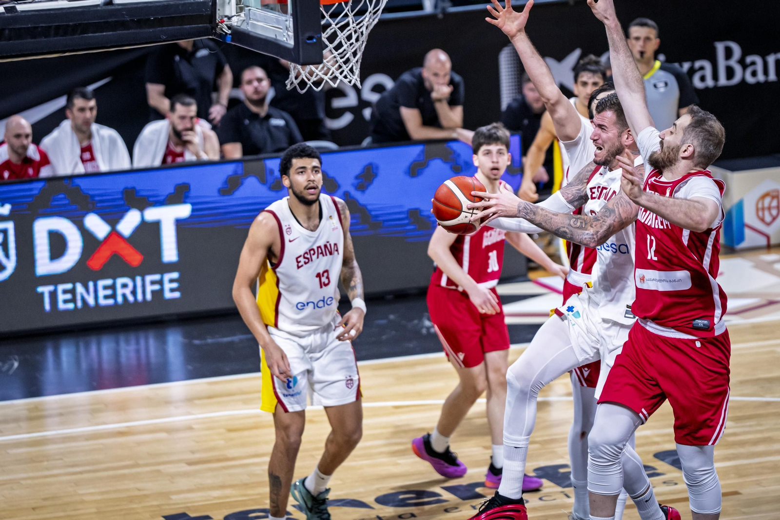 Las fotos del España-Georgia de baloncesto