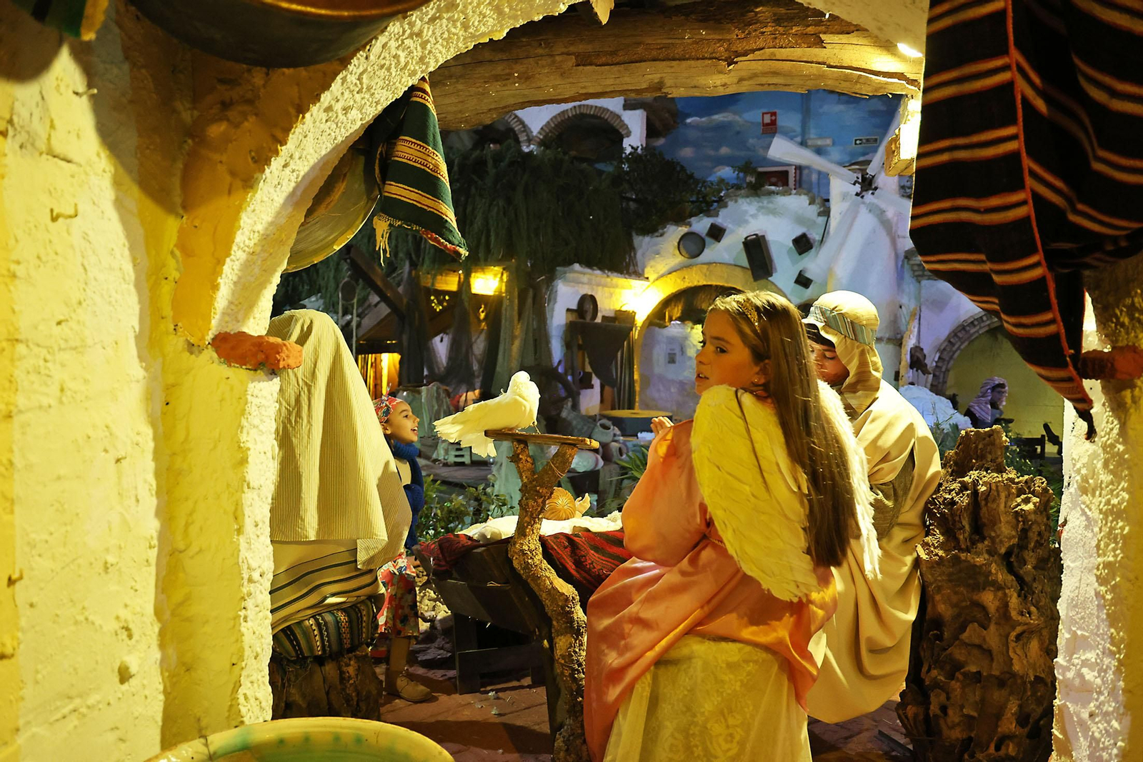 Las imágenes del Belén Viviente de Beas