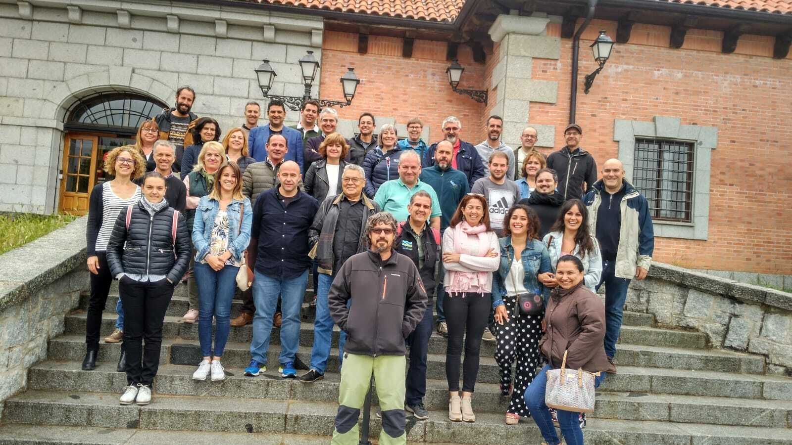 Asistentes al seminario del Club de Ecoturismo en Segovia.