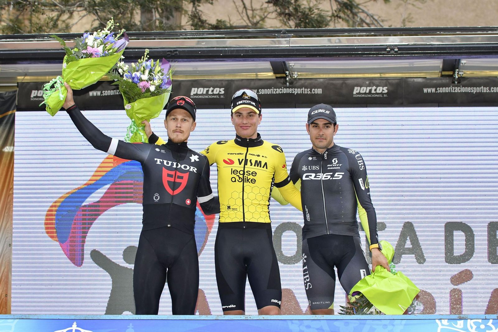 Podio de la pasada edición de la Clásica de Almería.