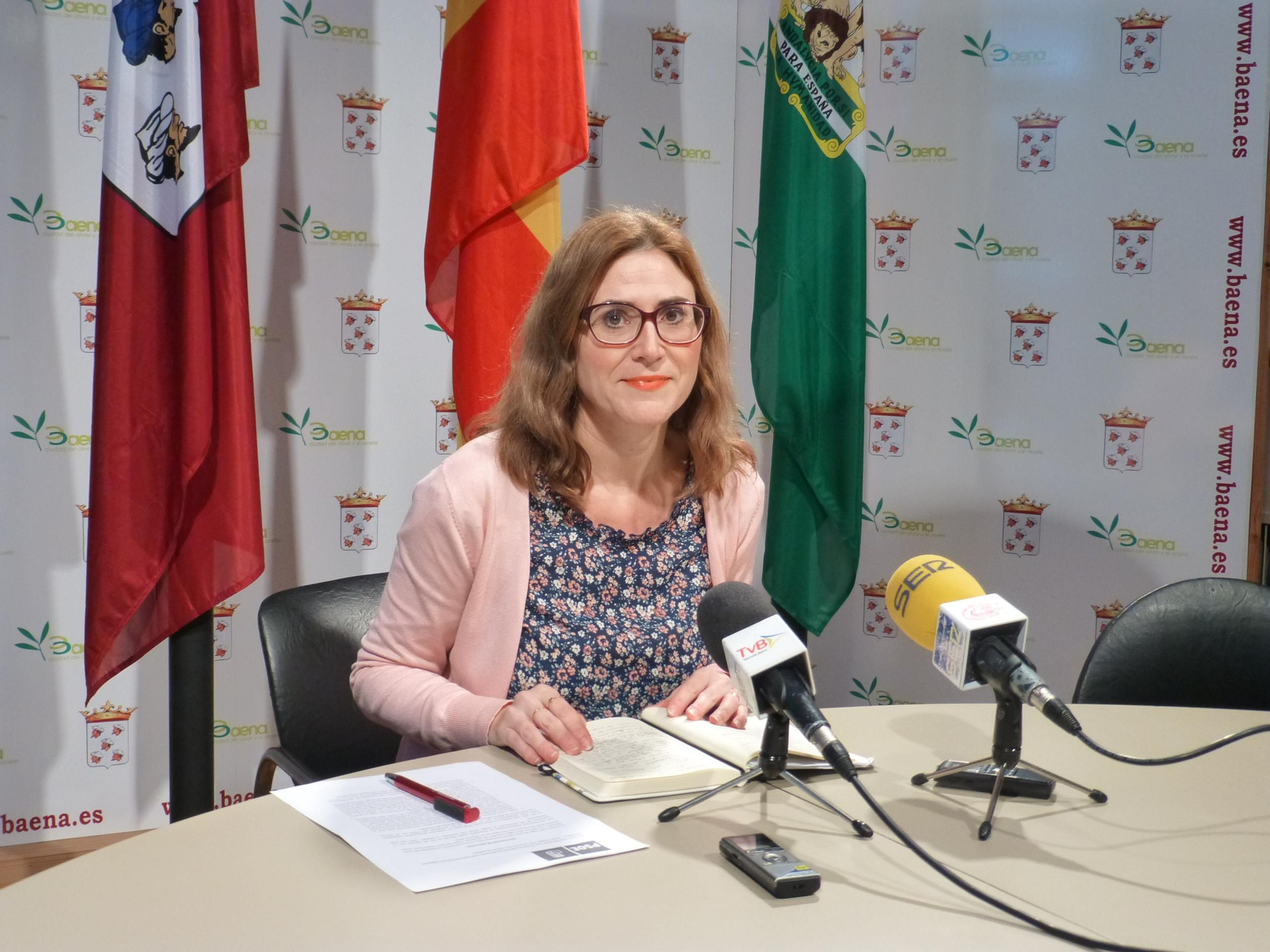 La ya exedil socialista de Baena María Dolores Ruiz.