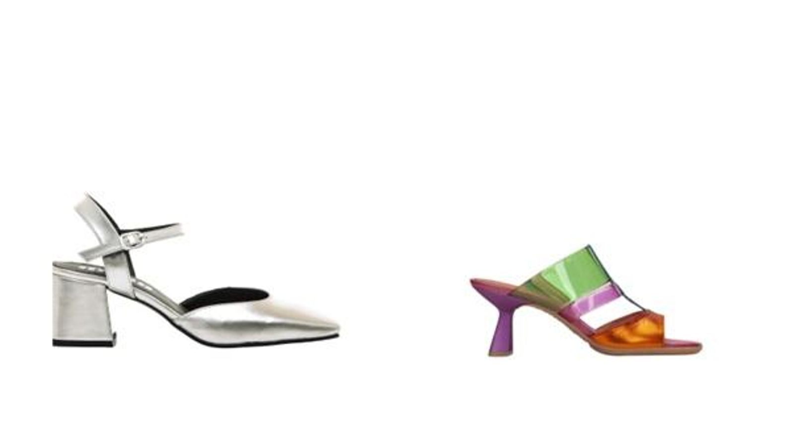 Zapatos de tacón sensato para una invitada.