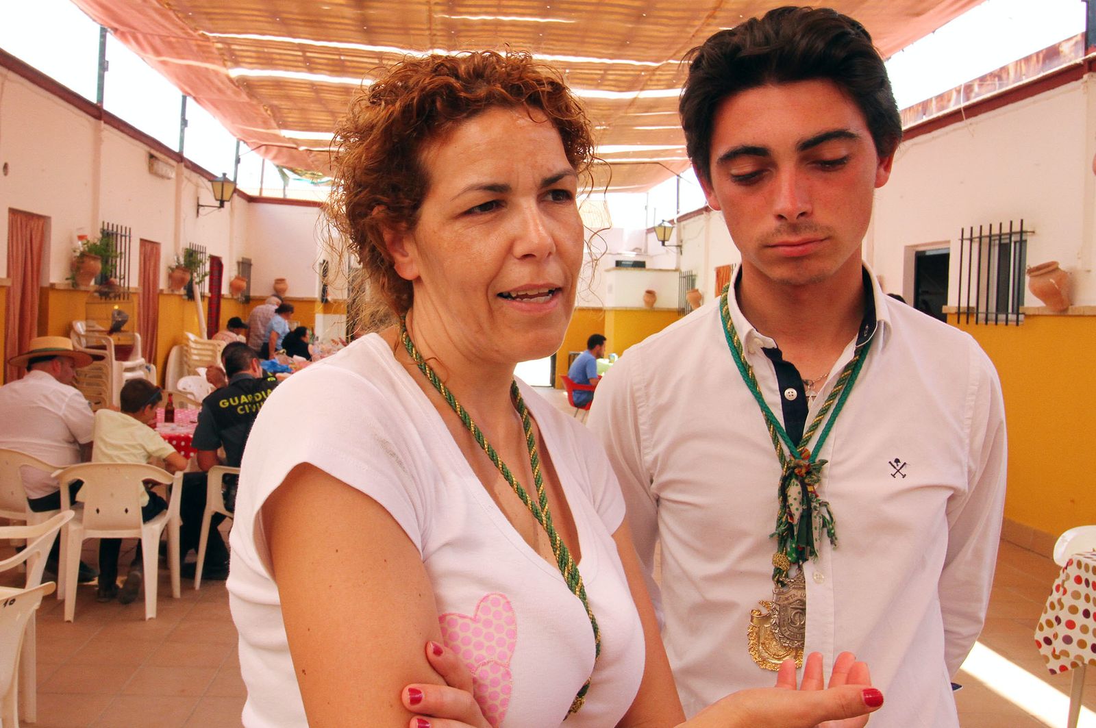 Ambiente en la aldea del Rocío.