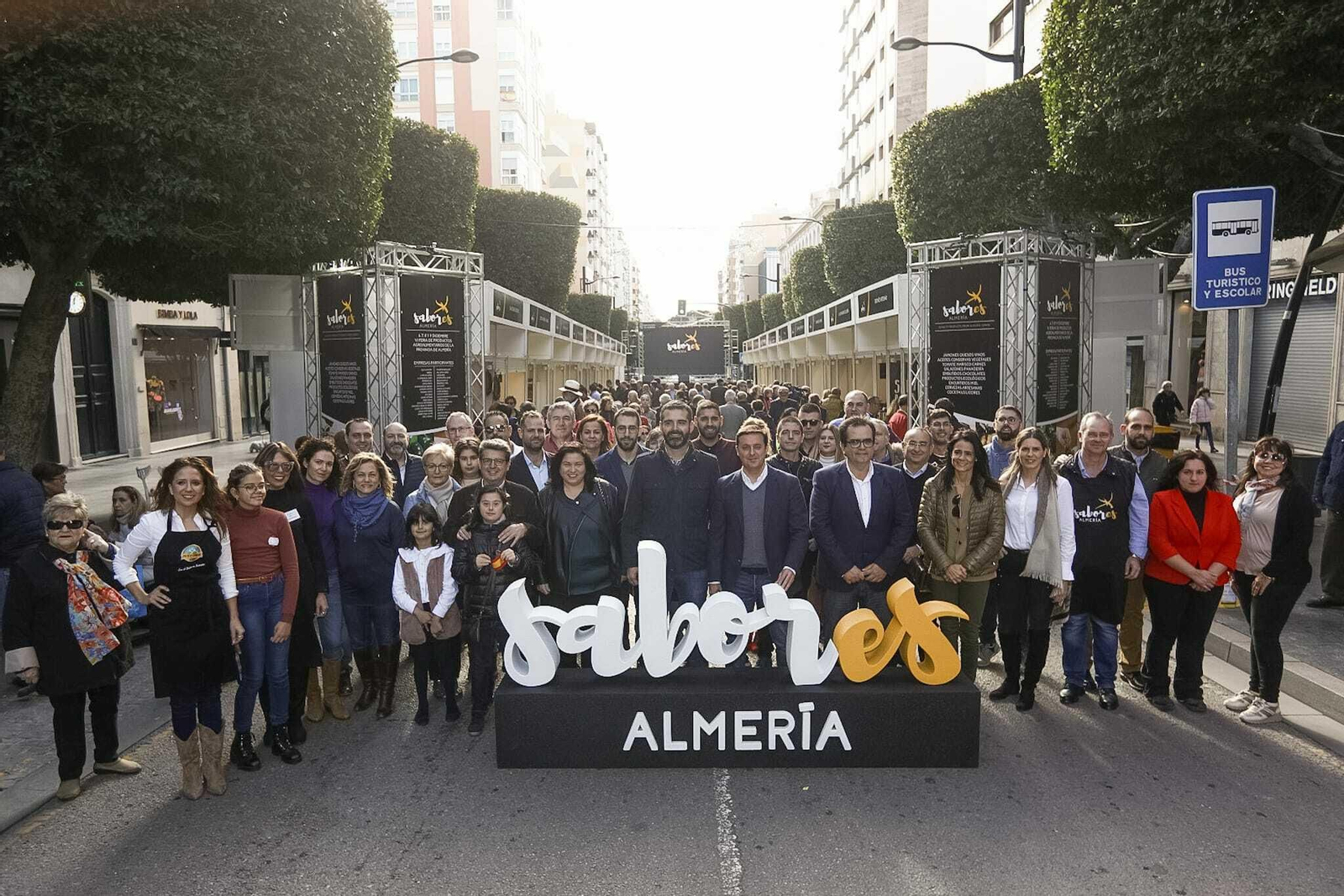 Inauguración de la Feria Sabores Almería en el Paseo.