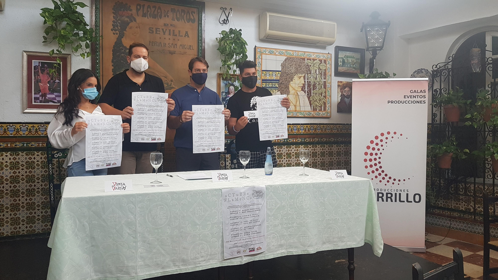 Presentación del ciclo 'Octubre Flamenco' de la Venta de Vargas.