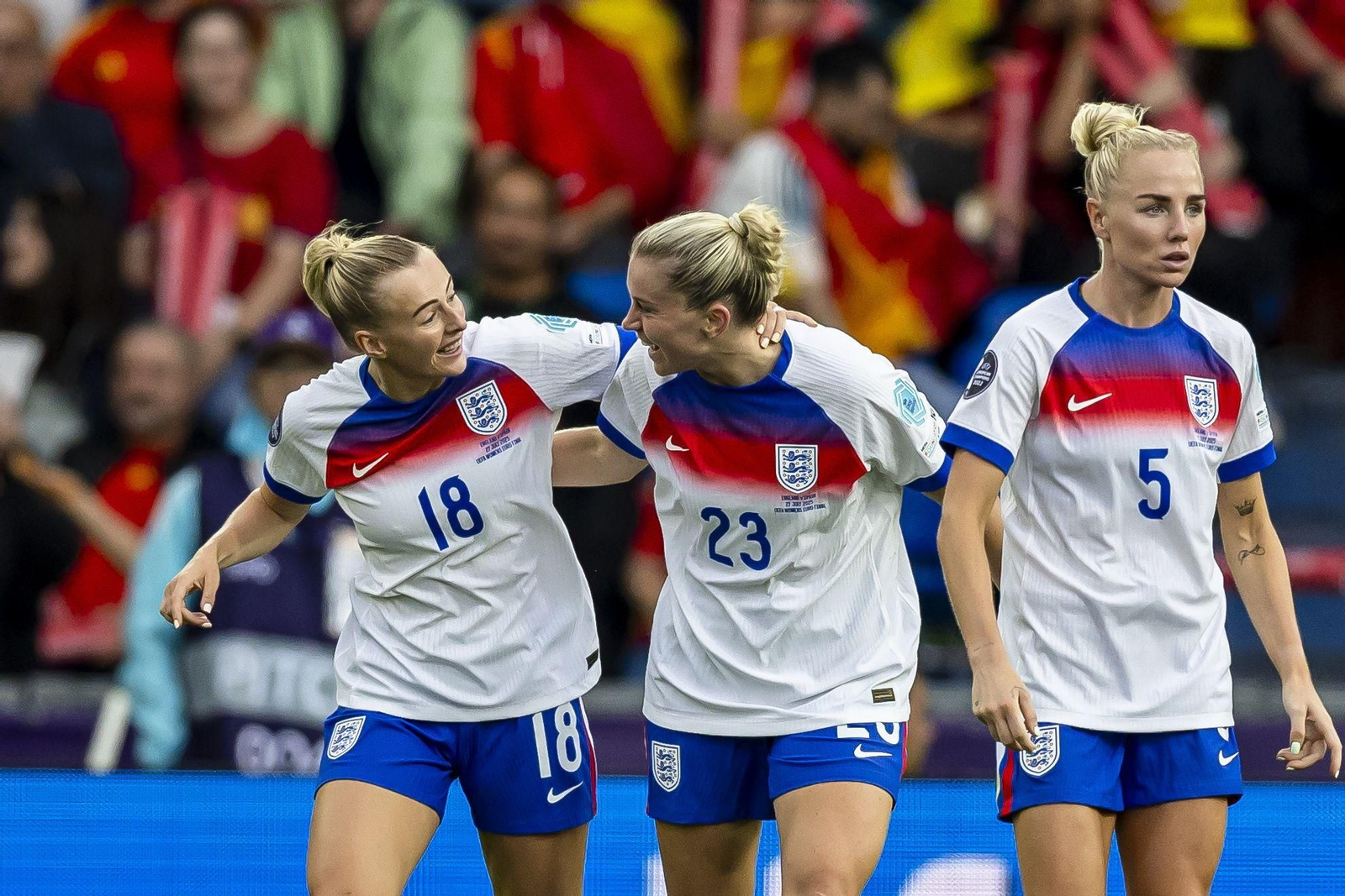 Las mejores imágenes de la final España - Inglaterra de la Eurocopa femenina