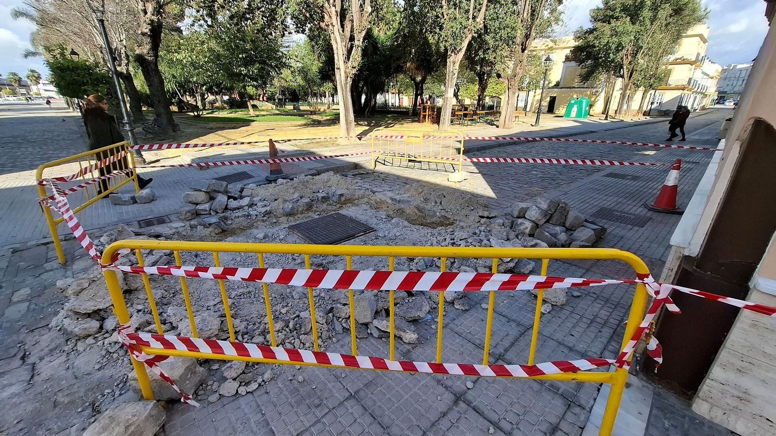 Zona junto al Porvenir donde se iniciaron los problemas en marzo