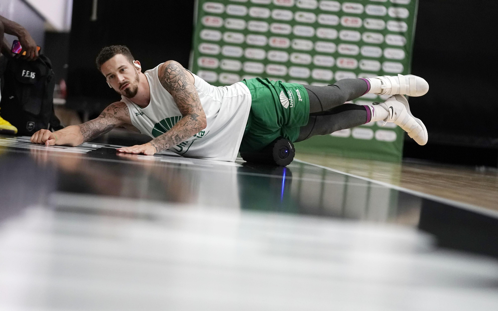 Las fotos del entrenamiento del Unicaja en L'Alquería