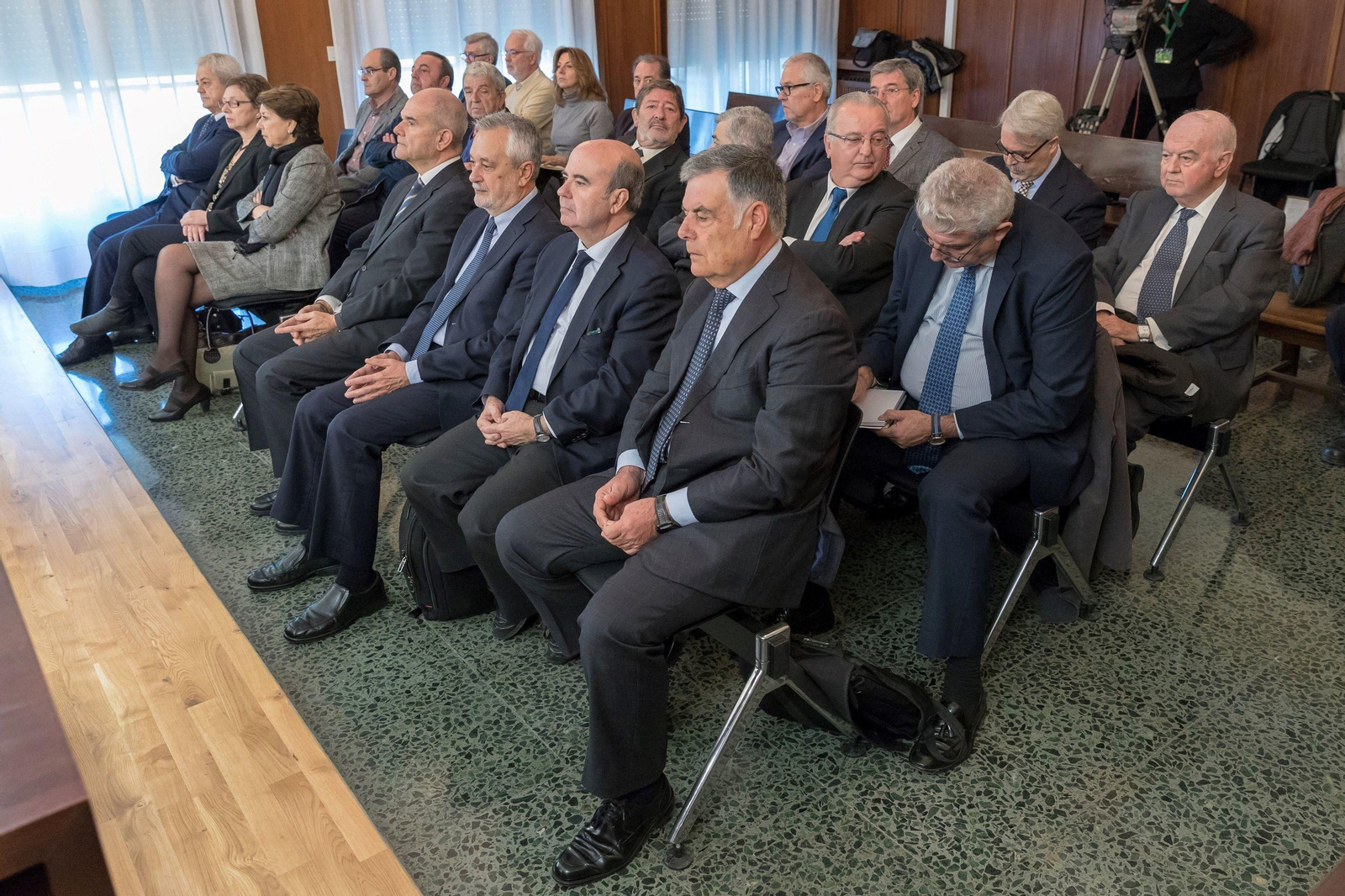 Imágenes del interior de la sala del juicio.