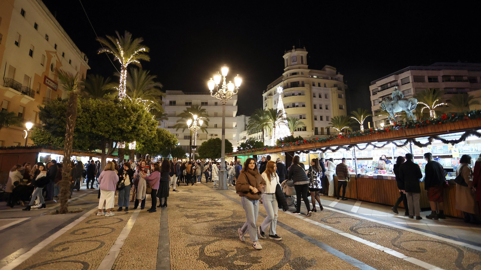 Inauguración del alumbrado de Navidad en Jerez