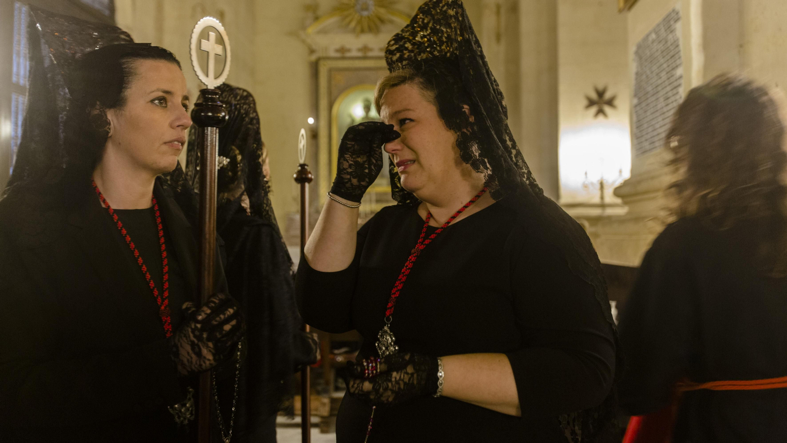 Las imágenes de la cofradía del Perdón en la Semana Santa de Chiclana 2022