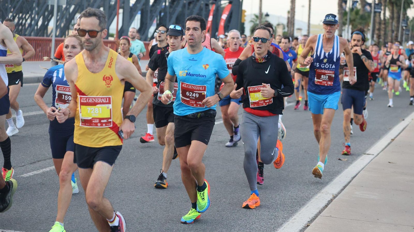 Las mejores fotos de la Maratón de Málaga 2024