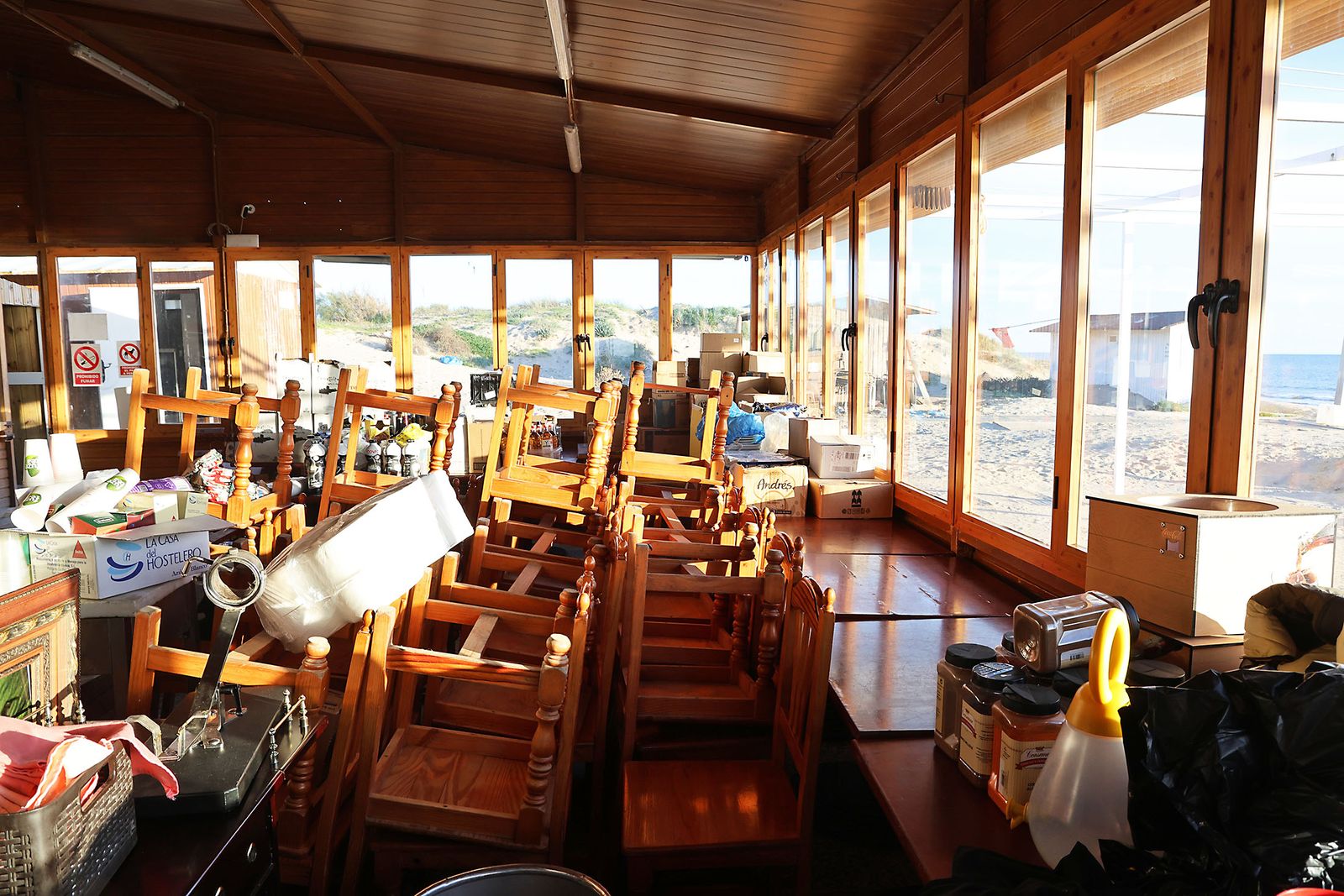 Las fotografías del cierre del chiringuito Der Matias