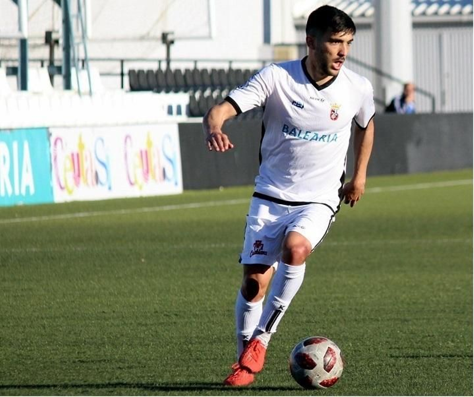 Dani Guerrero, con el Ceuta.