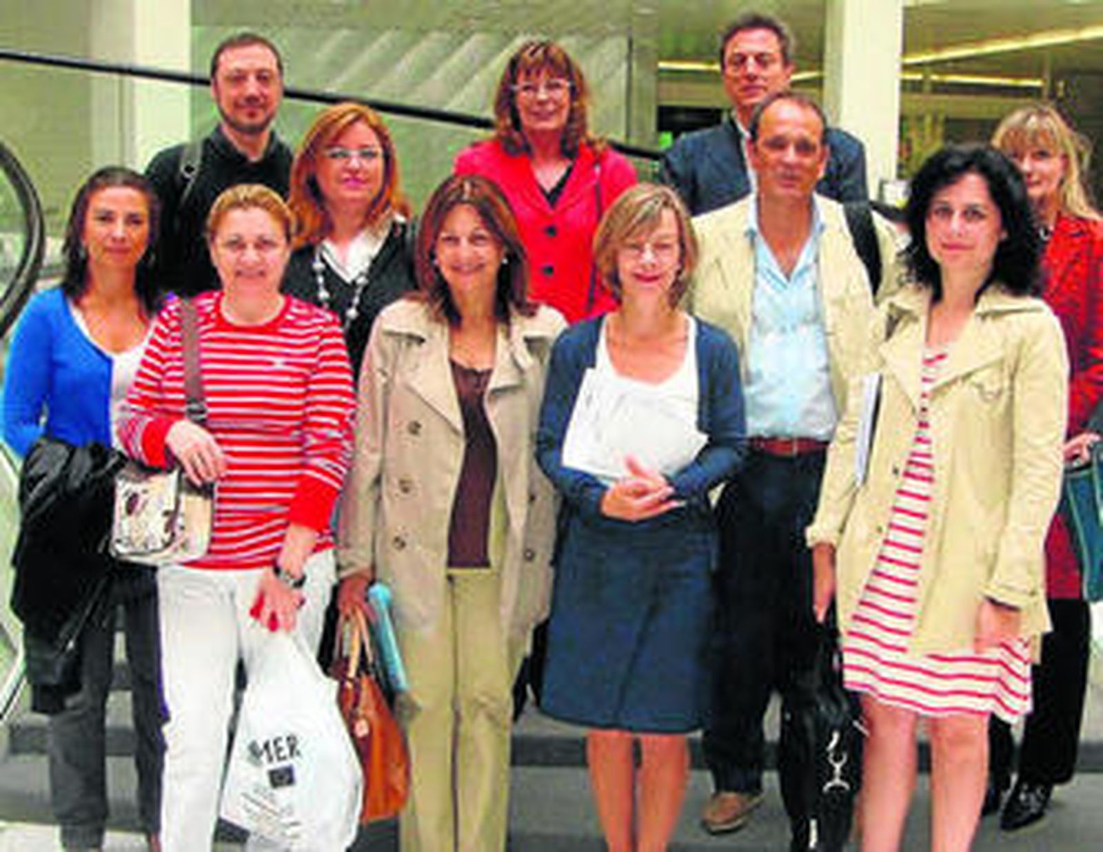 Representantes del Cemer durante una estancia en Alemania.