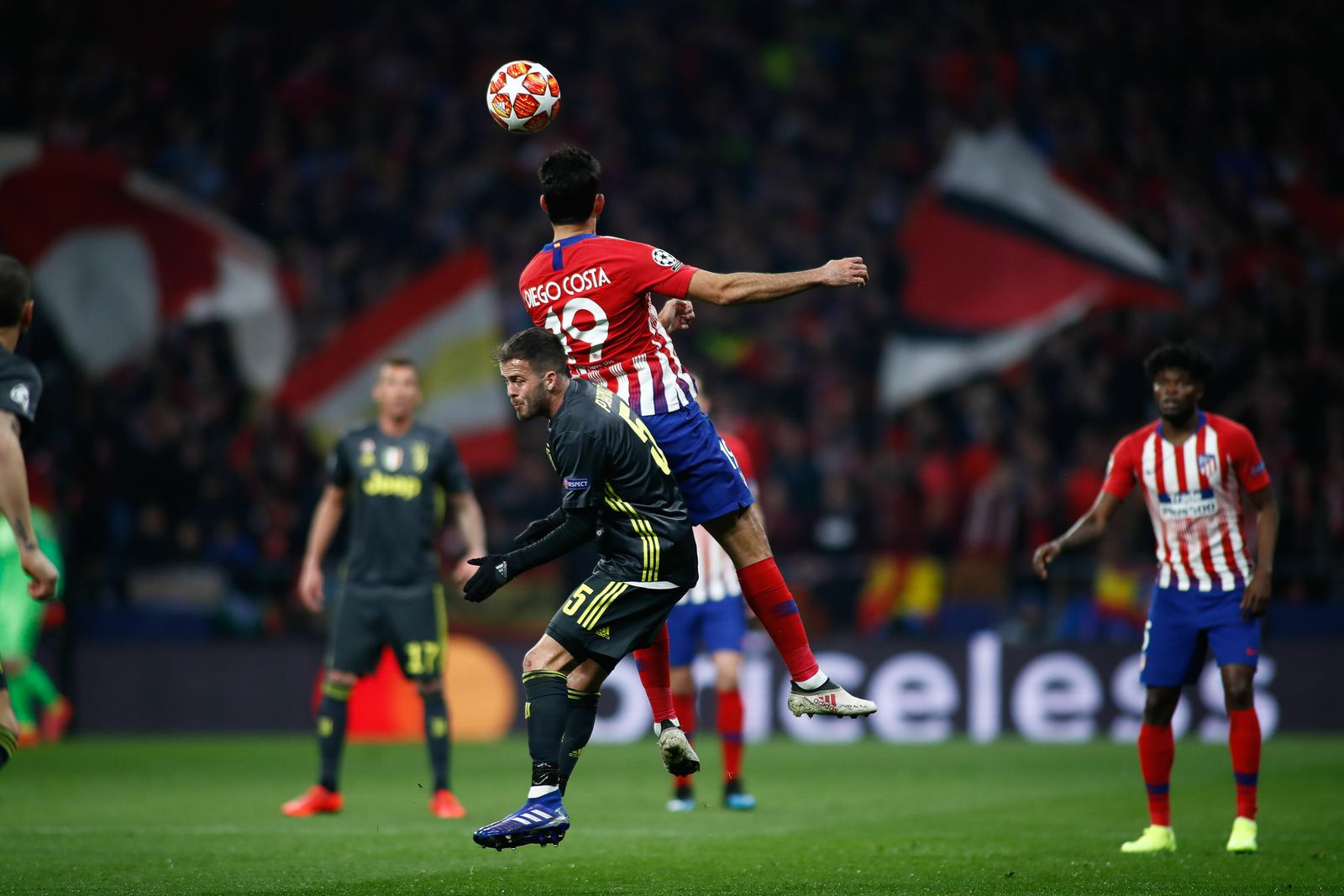 Las imágenes del Atlético de Madrid-Juventus