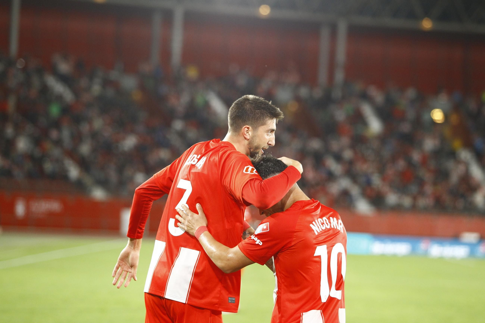 El partido U.D. Almería-Deportivo de La Coruña, en imágenes