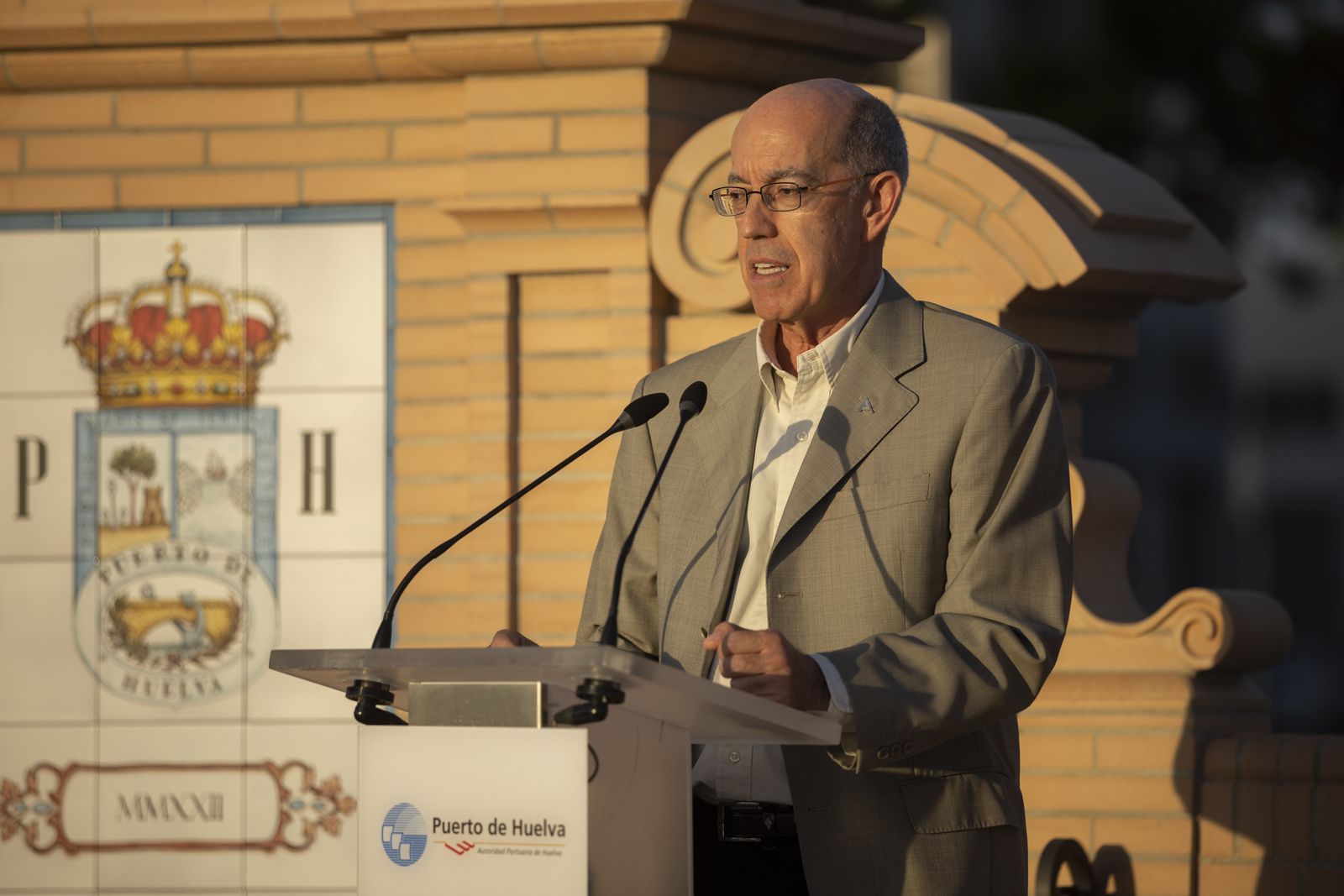 Imágenes de la inauguración De la Fuente de las Naciones en el Paseo de la Ría
