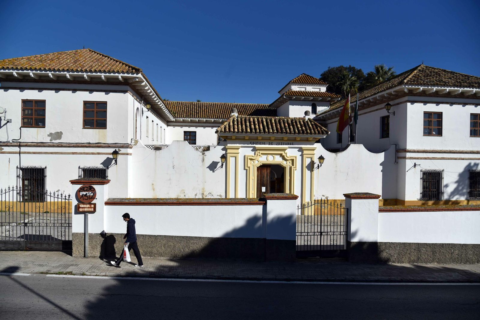 Palacio de Marzales, donde tienen su sede los juzgados de lo Penal de Algeciras