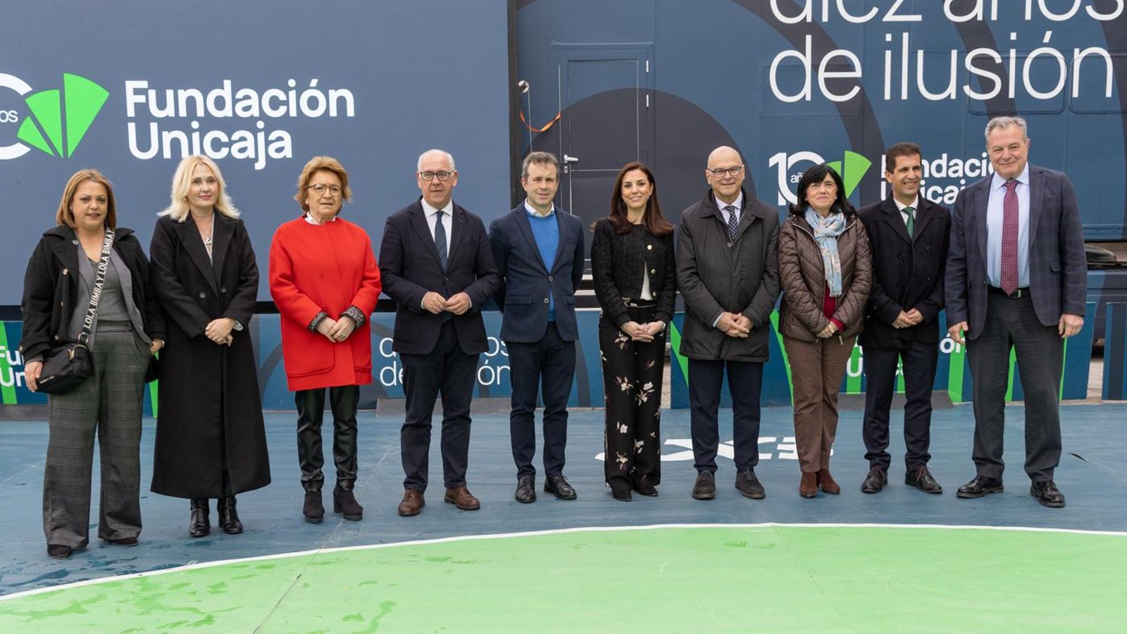 Inauguración en Jaén del Espacio Fundación Unicaja con motivo de la conmemoración del décimo aniversario de la entidad