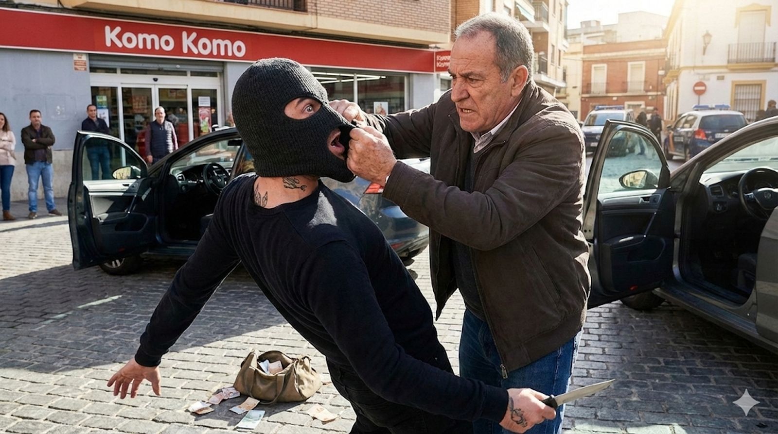 Recreación realizada con IA de los hechos.