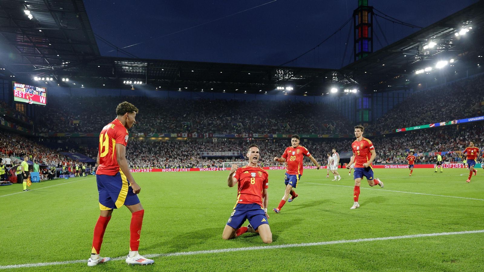 Las mejores fotos de la goleada de España a Georgia