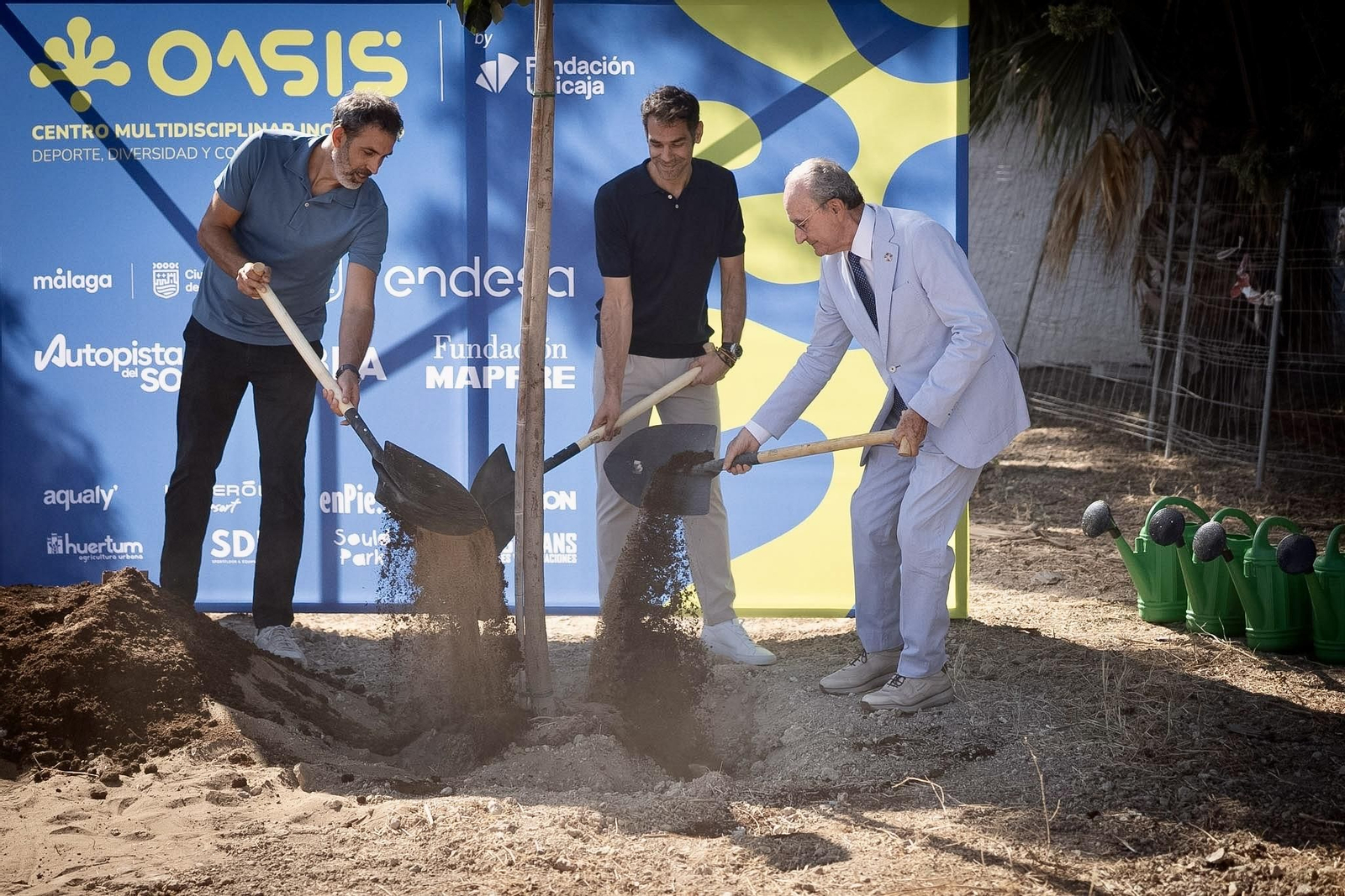 Berni, Calderón y De la Torre, en El Oasis.