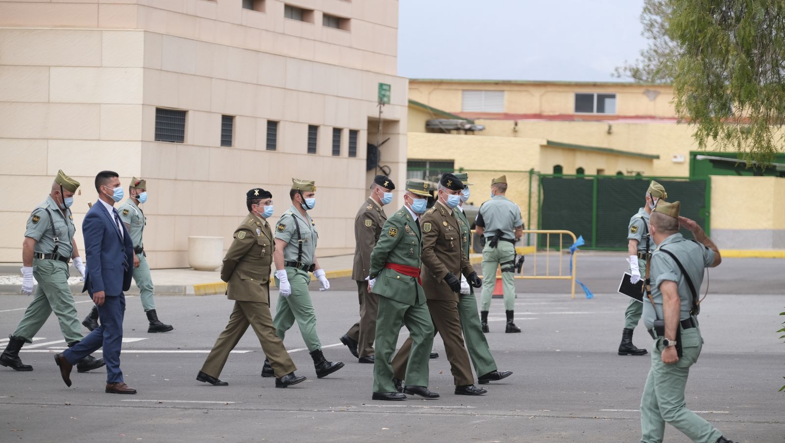 Fotogalería toma de posesión del General Melchor Marín Elvira. La Legión. Almería