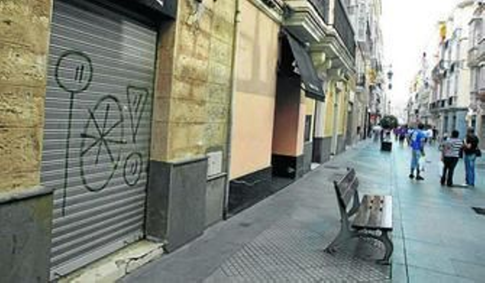 Uno de los locales de Ancha que lleva varios meses con la baraja echada.