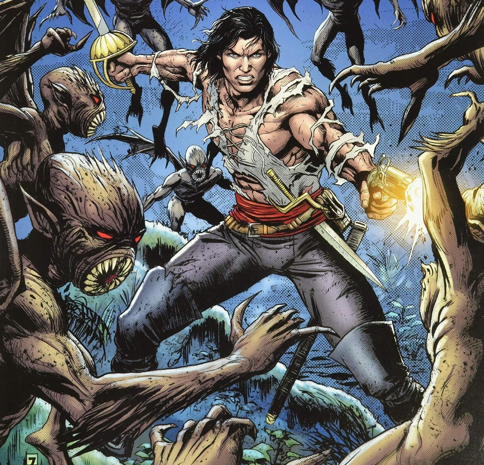 Solomon Kane lucha contra los demonios.