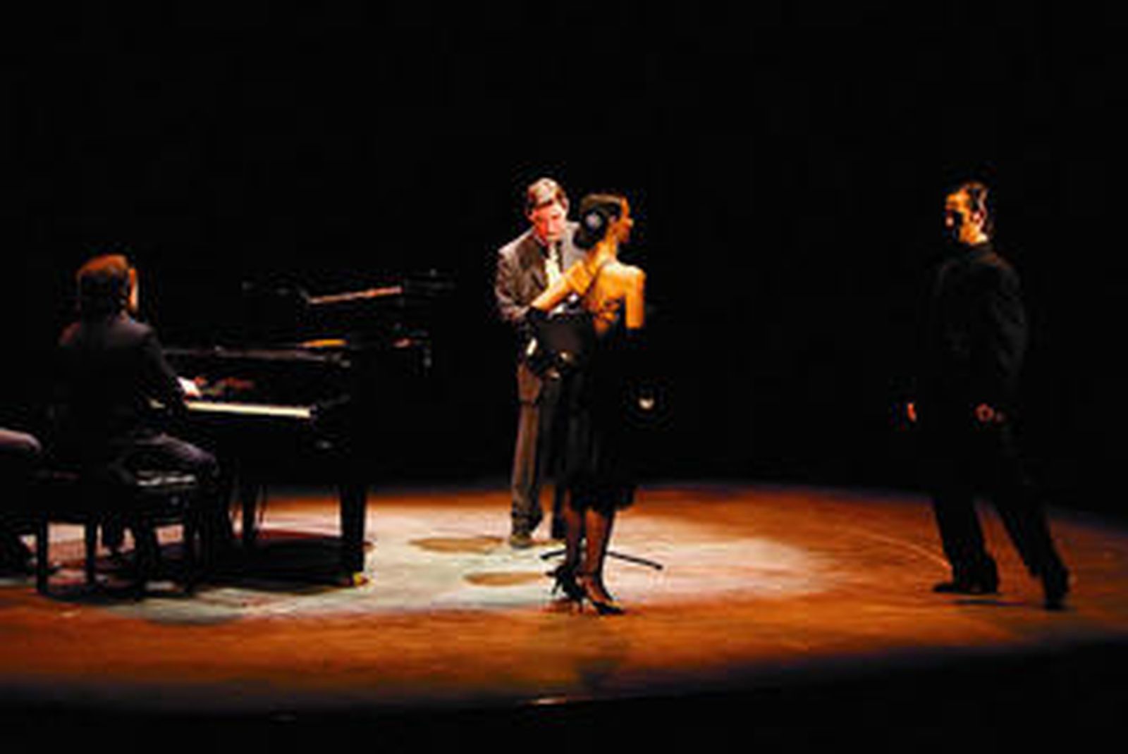 Uno de los instantes del espectáculo 'Piazzotango', en una representación anterior.