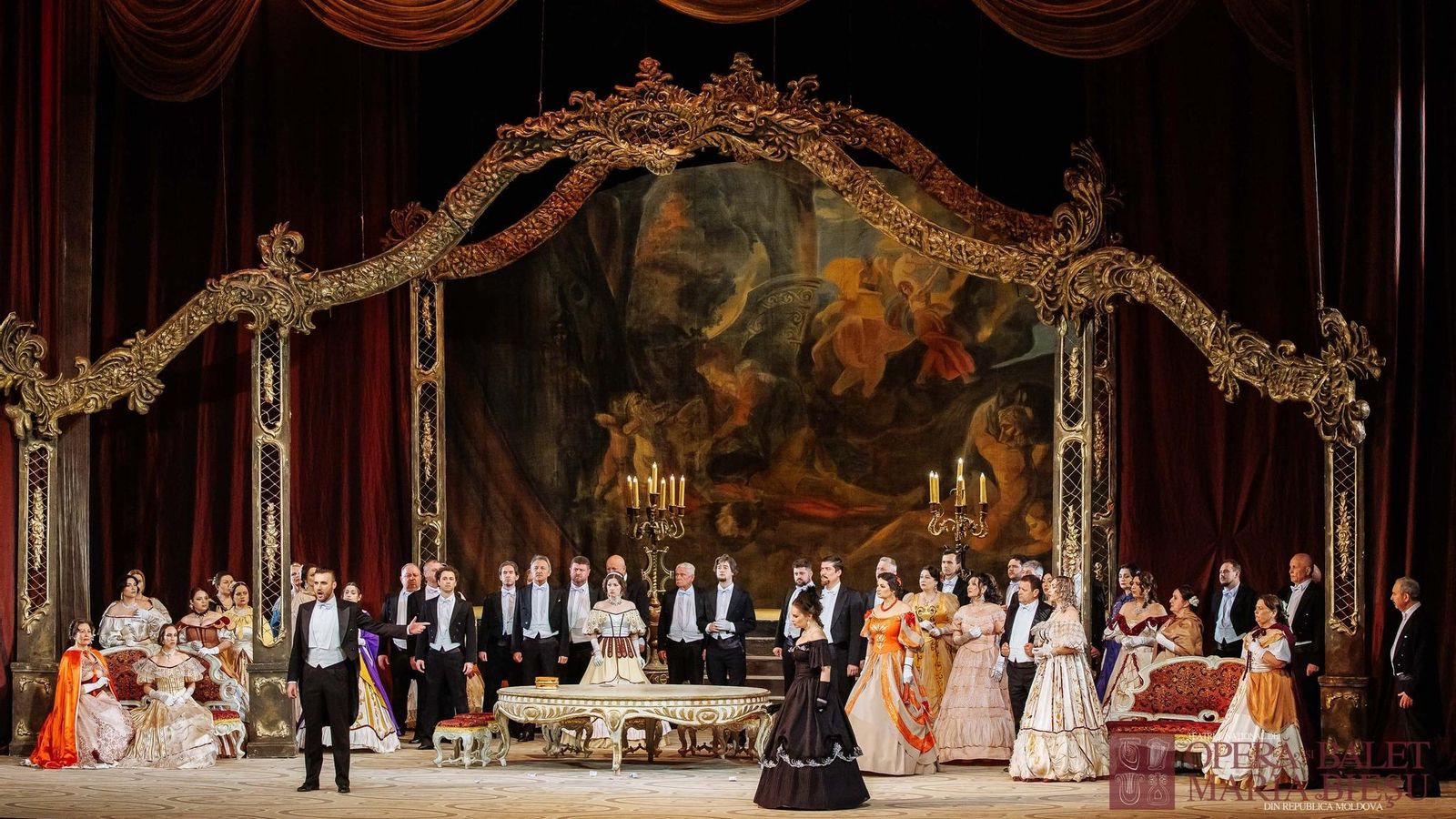 Representación de 'La Traviata'.