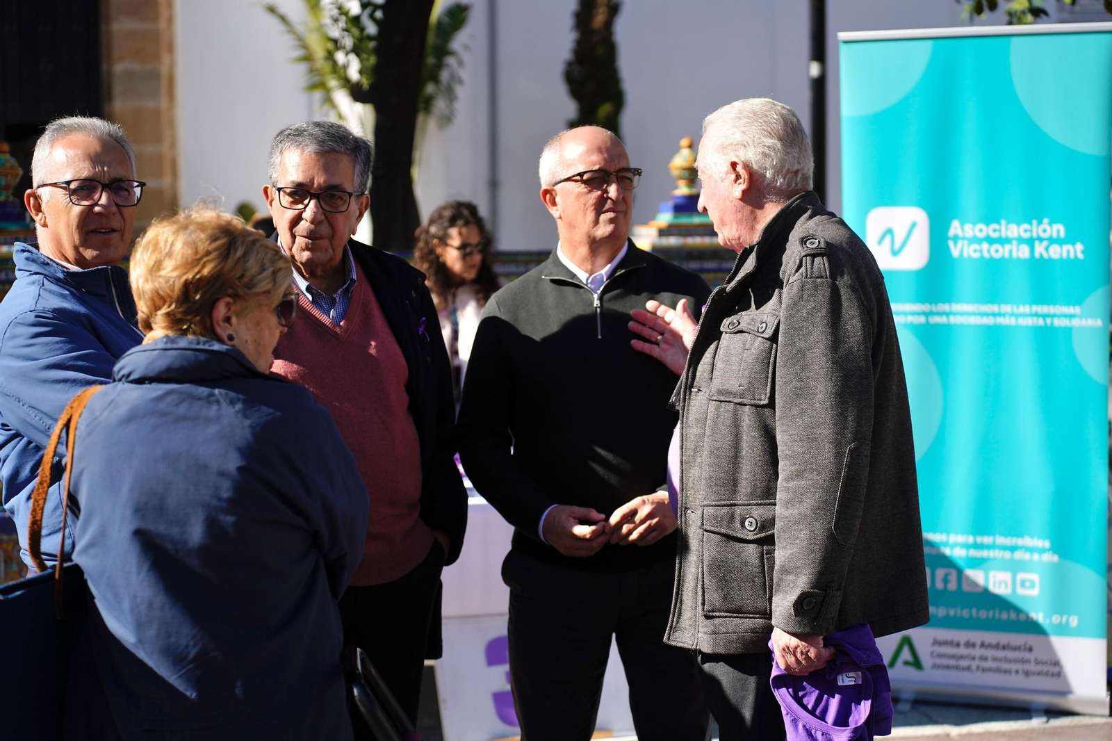 Fotos de los actos de Victoria Kent por el día contra la violencia machista