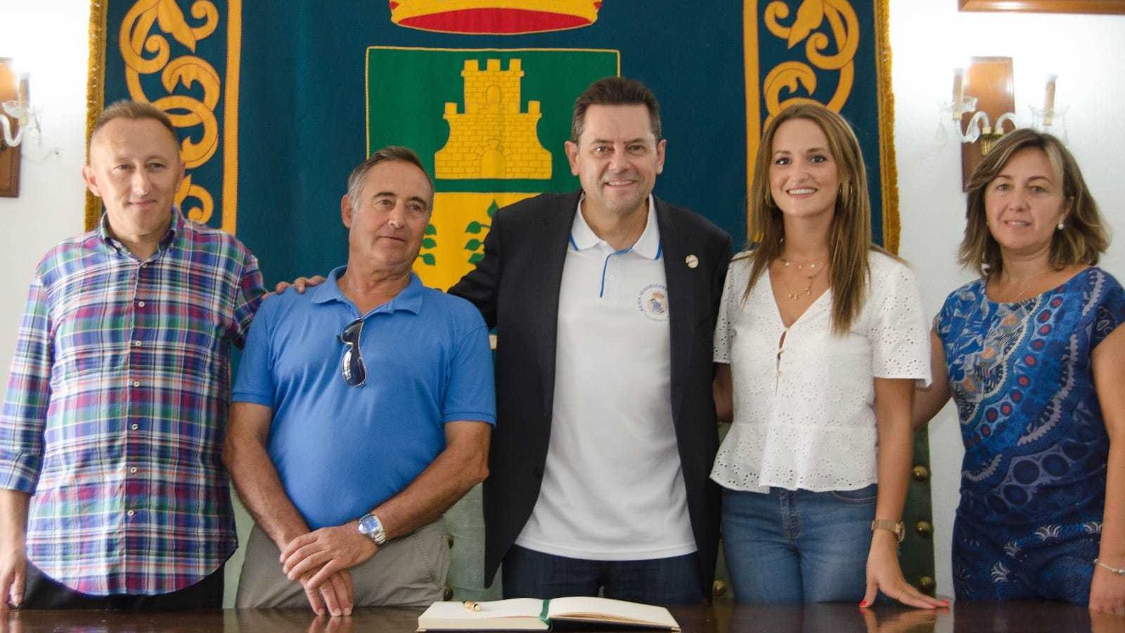 El periodista en el Ayuntamiento de Cantoria