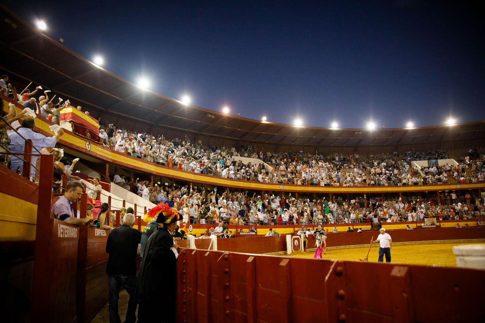 Imágenes de la corrida de toros en Roquetas de Mar
